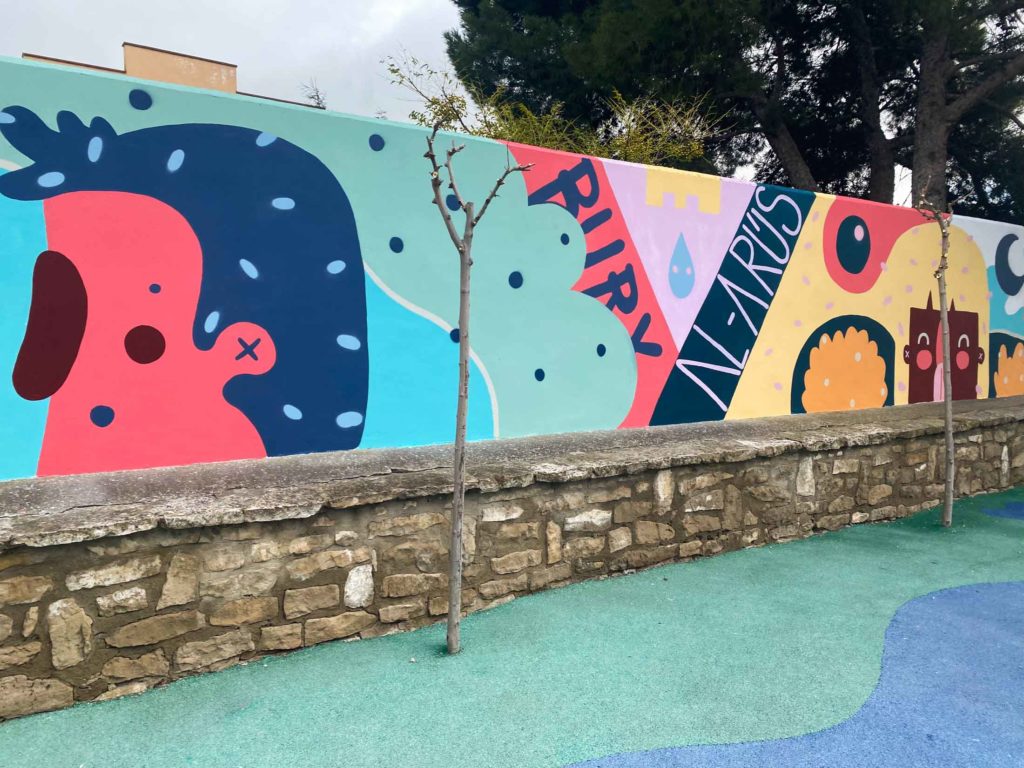 Asalto en Bujaraloz 2021 - Taller Mural con Vera Galindo