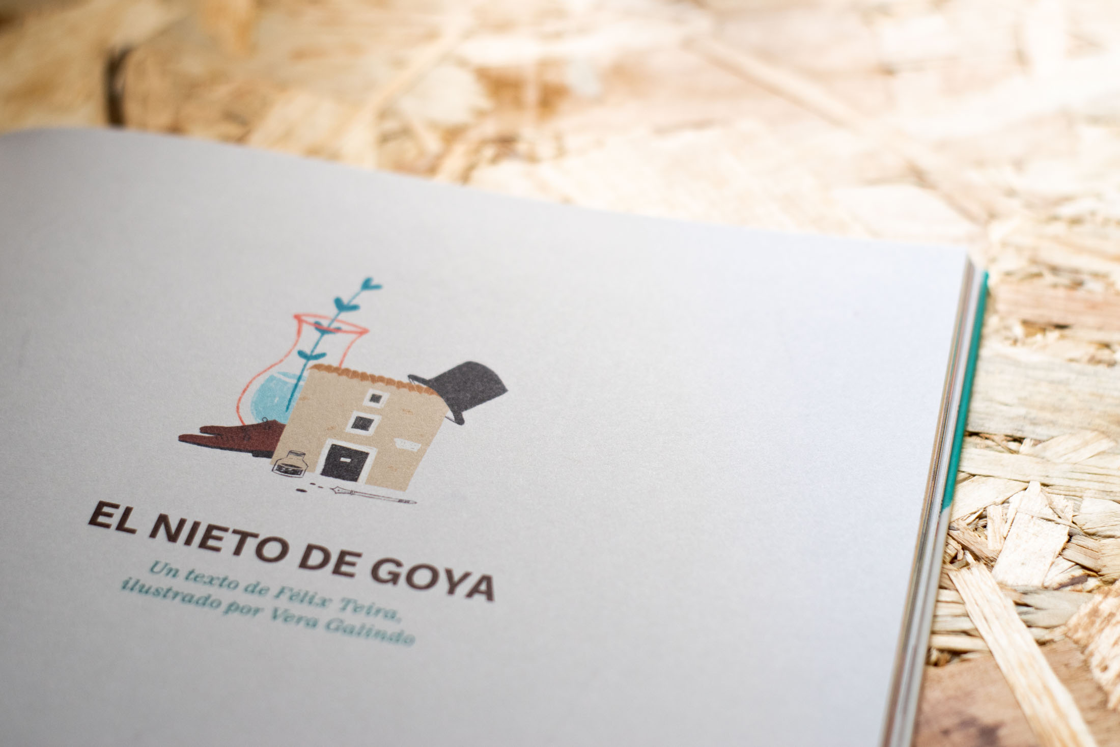 El Nieto de Goya · Félix Teira y Vera Galindo · Álbum ilustrado sobre Goya en su 275 aniversario editado por la Comarca Campo de Belchite