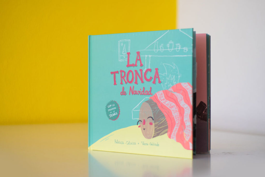 La tronca de Navidad - Libro álbum ilustrado infantil sobre la tradición aragonesa del pirineo de la tronca de navidad