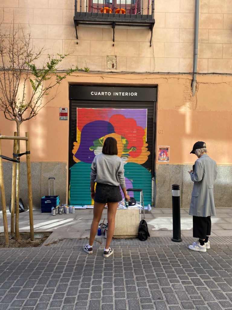 Pinta Malasaña 2021 - Rosan Bosch - Madrid Street Art Project