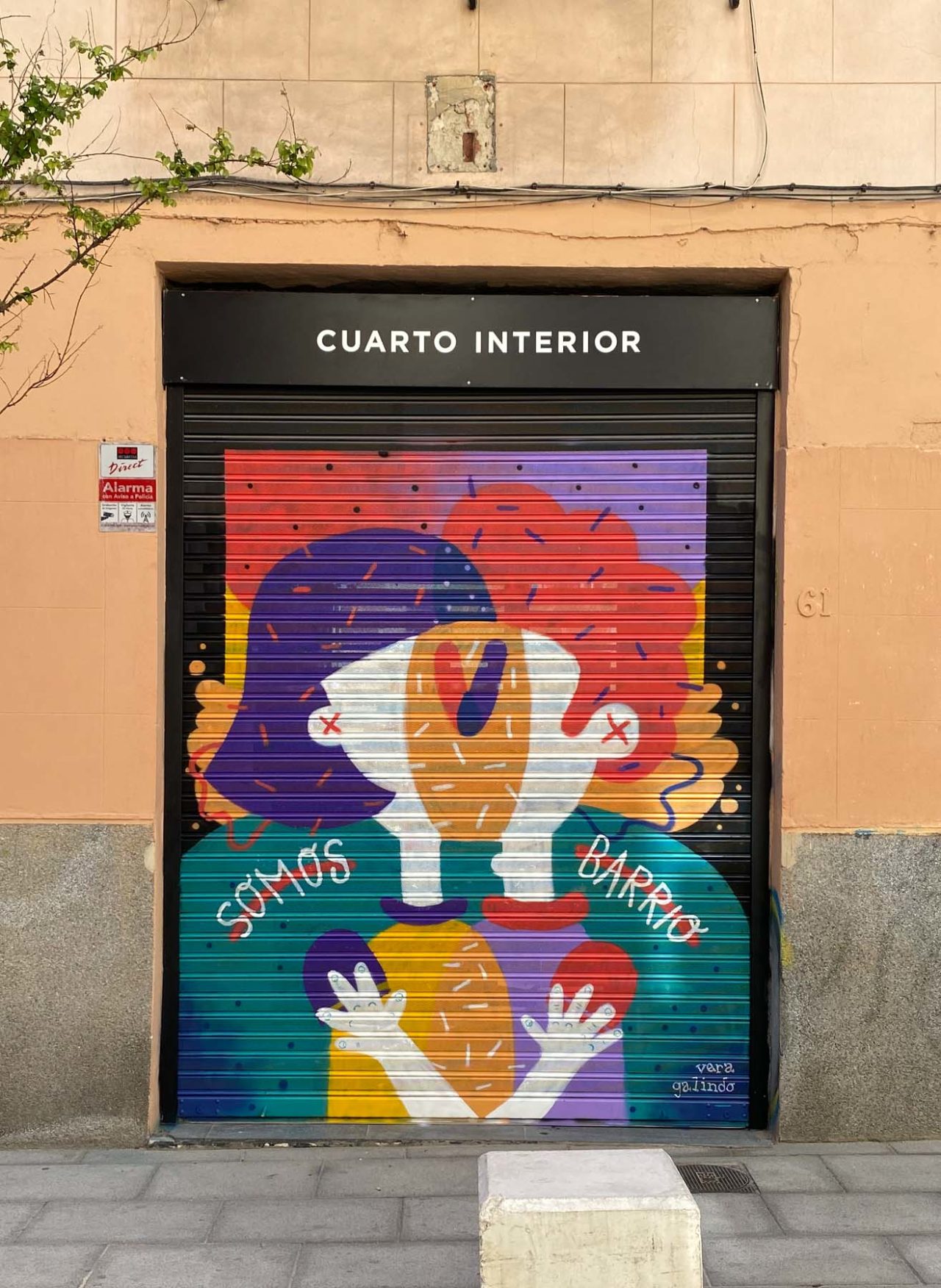 Pinta Malasaña 2021 - Rosan Bosch - Madrid Street Art Project