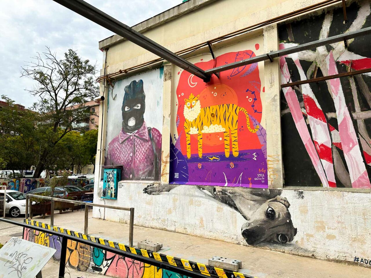 Nau Bostik - Barcelona - B Murals - Mural Street Art Vera Galindo - BCN Sagrera
