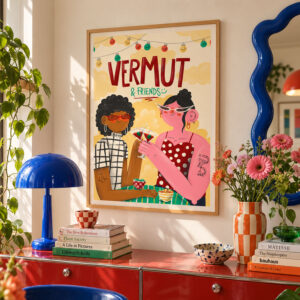 Vermut & Friends - Lamina A3, A4 y A5 original de Vera Galindo