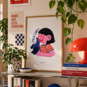 True love - Lamina A3, A4 y A5 original de Vera Galindo