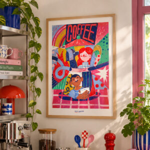 Coffee - Lamina A3, A4 y A5 original de Vera Galindo