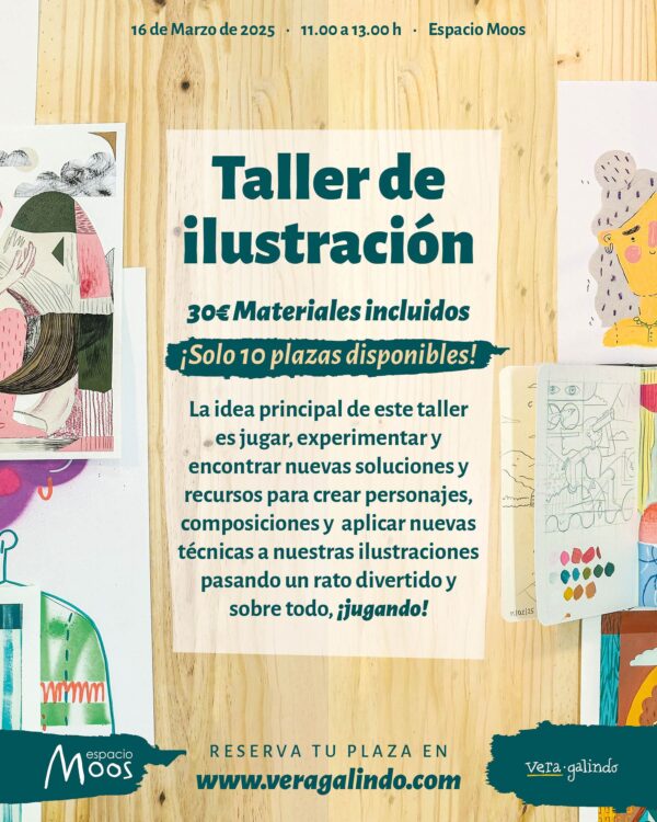 Taller de ilustración. Creación y juego con técnicas experimentales.