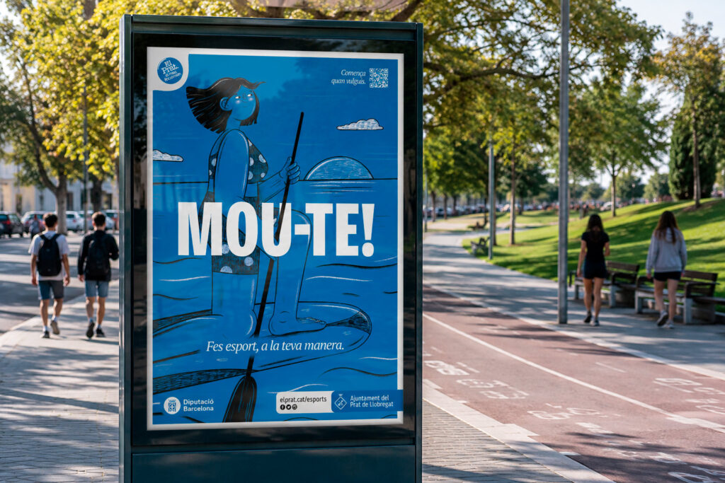 Fes esport a la teva manera | Campaña ilustrada con Sibilare.y La Groc para el Ayuntamiento del Prat – Vera Galindo