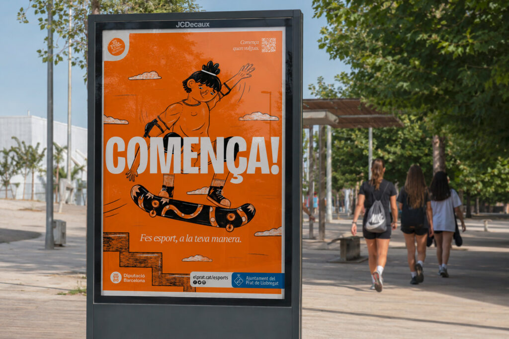 Fes esport a la teva manera | Campaña ilustrada con Sibilare.y La Groc para el Ayuntamiento del Prat – Vera Galindo