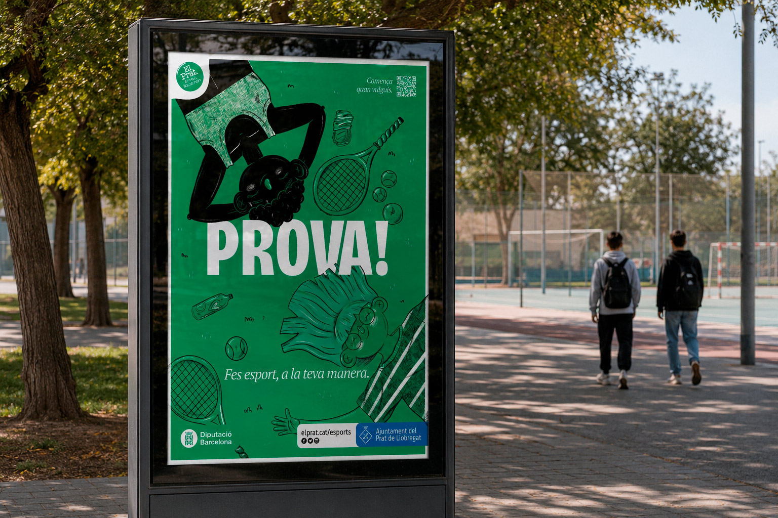 Fes esport a la teva manera | Campaña ilustrada con Sibilare.y La Groc para el Ayuntamiento del Prat – Vera Galindo