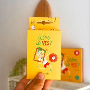 Baraja de cartas de ejercicios creativos gratis para niños y mayores, profesoras y maestras del album ilustrado infantil "¿Cómo lo ves?"