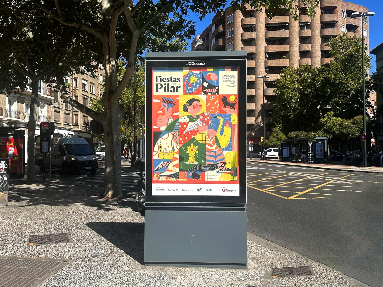 Postal Fiestas del Pilar